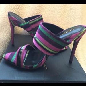 FashionNova Crazy Talk Heeled Sandals size 6.5